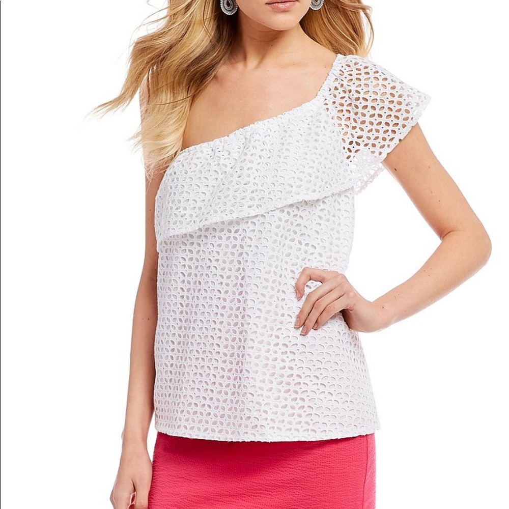 Lauren James Reagan Ruffle Top